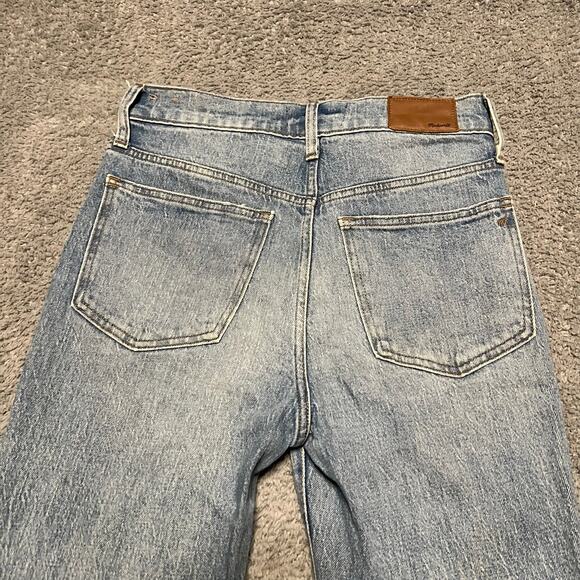 Madewell Jeans Womens 27 Perfect Vintage Distressed Raw Hem High Rise Pants - Picture 5 of 12